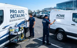 Mobile detailing operations